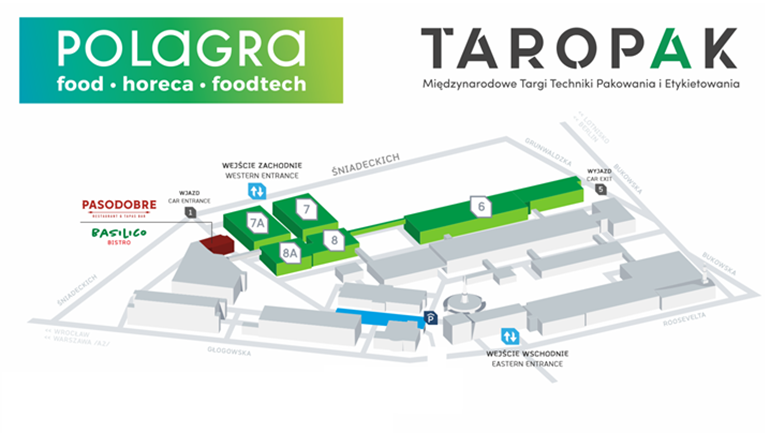 Plan Targów TAROPAK i POLAGRA